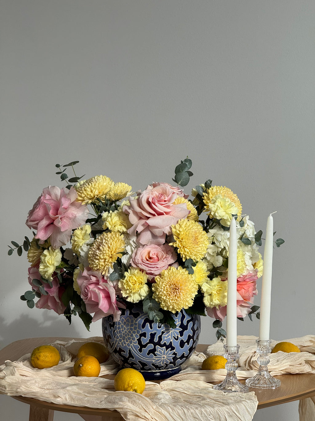 Citrus Bliss Table Arrangement